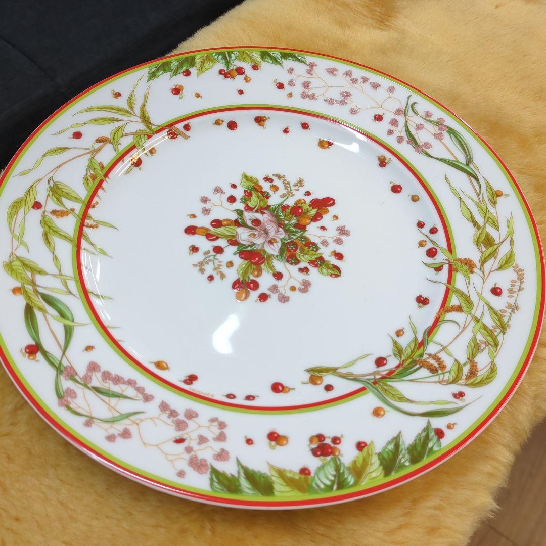 エルメス HERMES ピタゴラスの庭 ディナープレート27.5cm USED