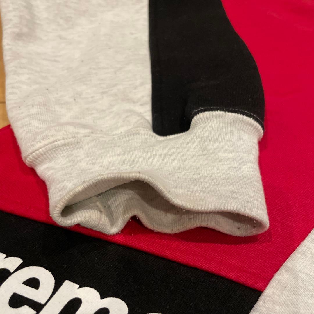 モ*ィ様 Supreme Color Blocked Zip Up Hoodie