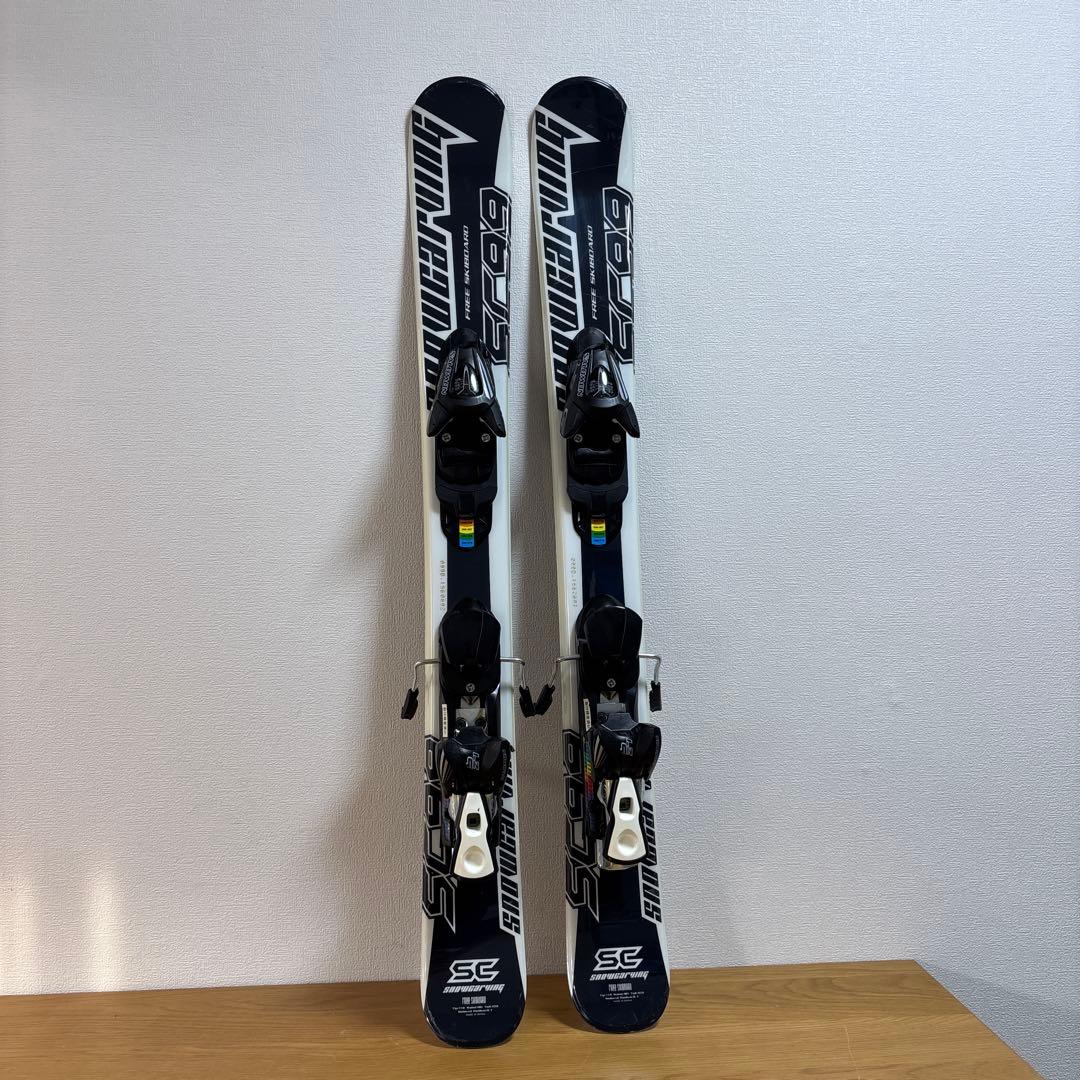 ショートスキー スキーボード　SALOMON解放ビンディング付　ファンスキー