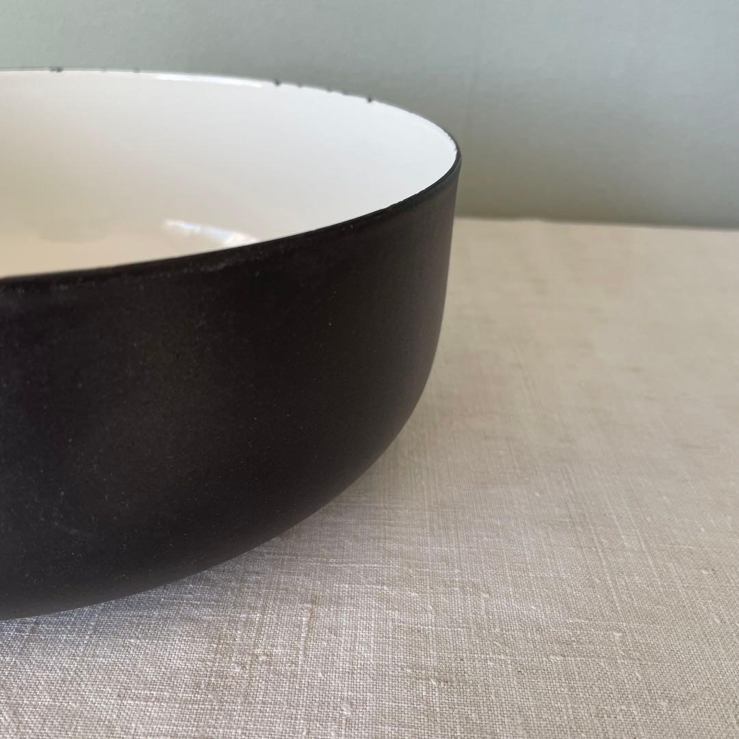 ARABIA FINEL 琺瑯ボウル 人気のマットブラックアラビア カイフランク