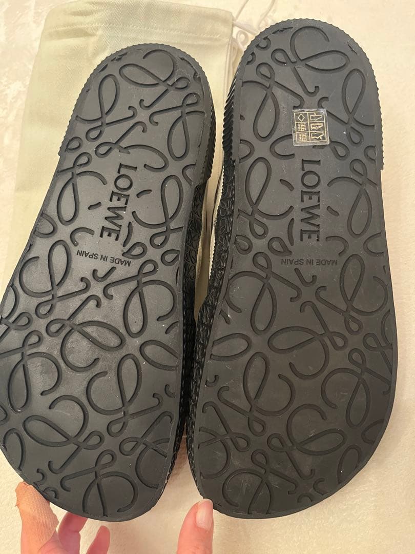 ロエベ　テラバルカ プリント レースアップ スニーカー