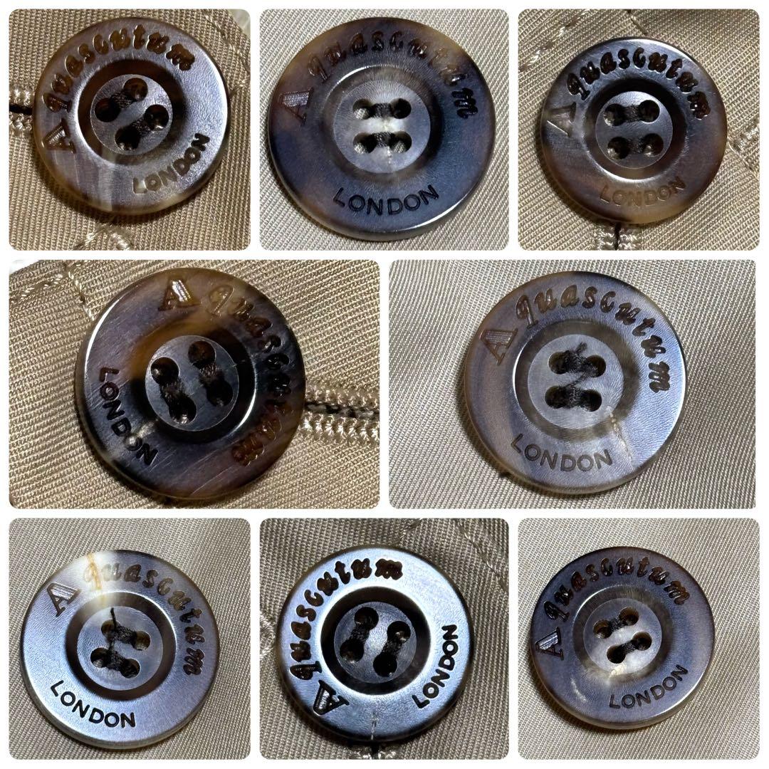 極美品 アクアスキュータムAquascutumトレンチコート ライナー付