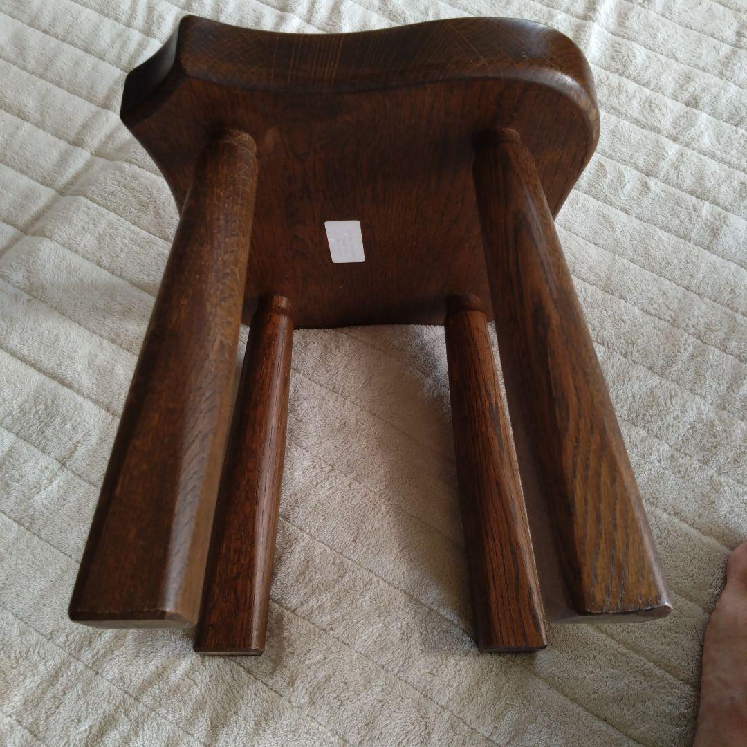 【オランダ製】オーク無垢スツール花台（2006年生産）