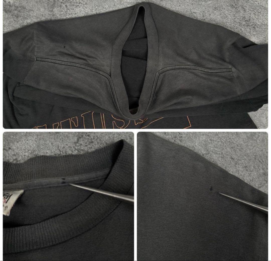 ル*プ様 OLD Stussy カモフラージュロゴ 長袖Tシャツ