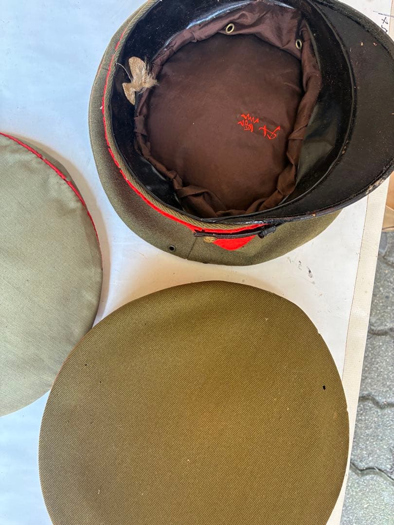 帝国陸運の戦闘帽子　3個　実物