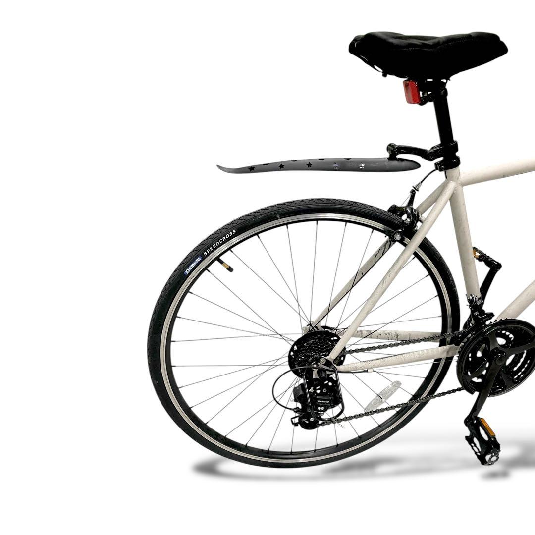 ロードバイク ハンドル改 自転車 スポーツバイク クロスバイク 軽 シマノ21段