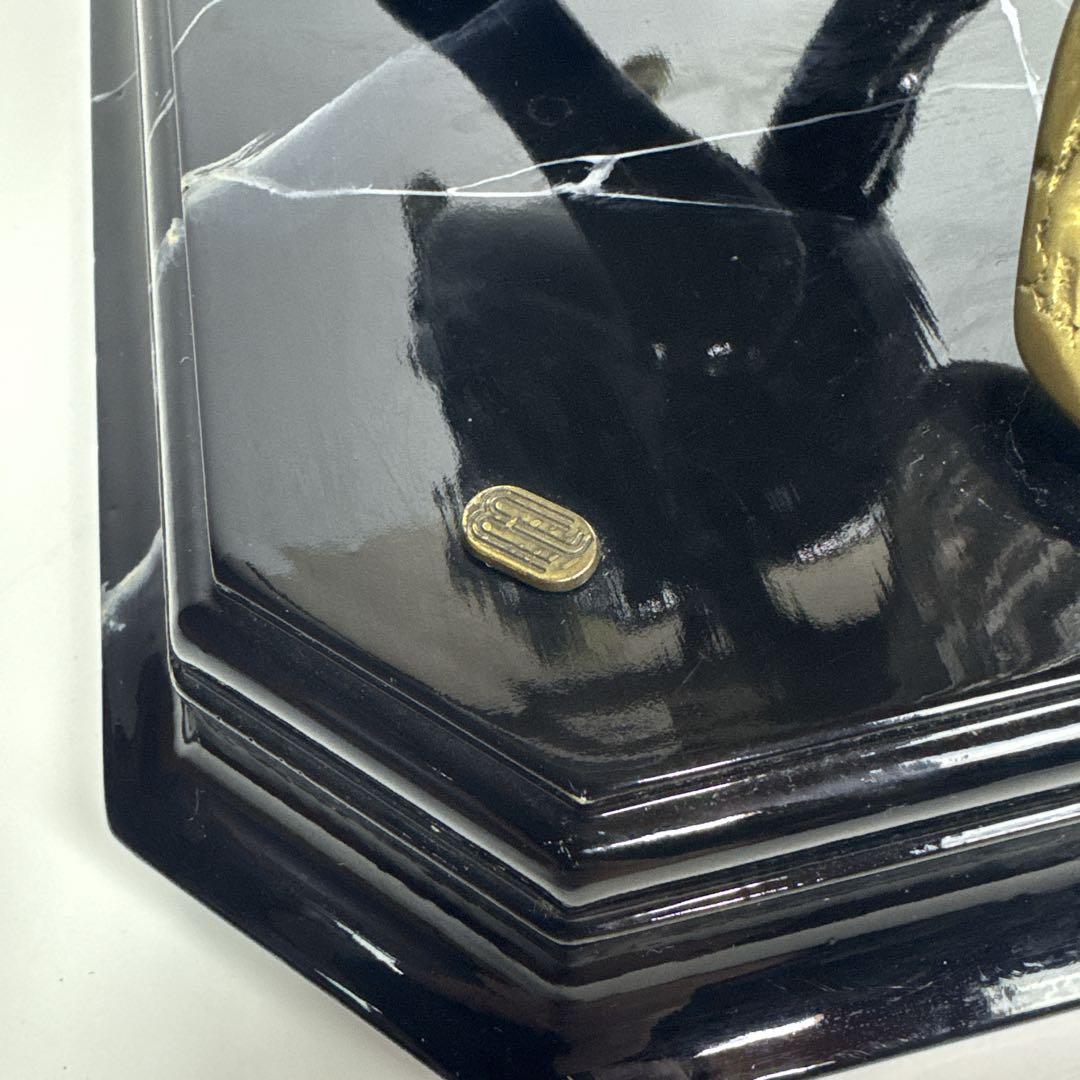 〚美品〛✦跳ね馬 陶器 大理石 フィギュリン 置物✦