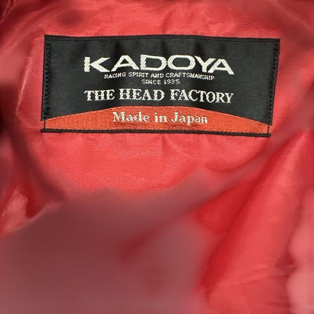 KADOYA ヘッドファクトリー オリーブ レザー シングルライダース カドヤ