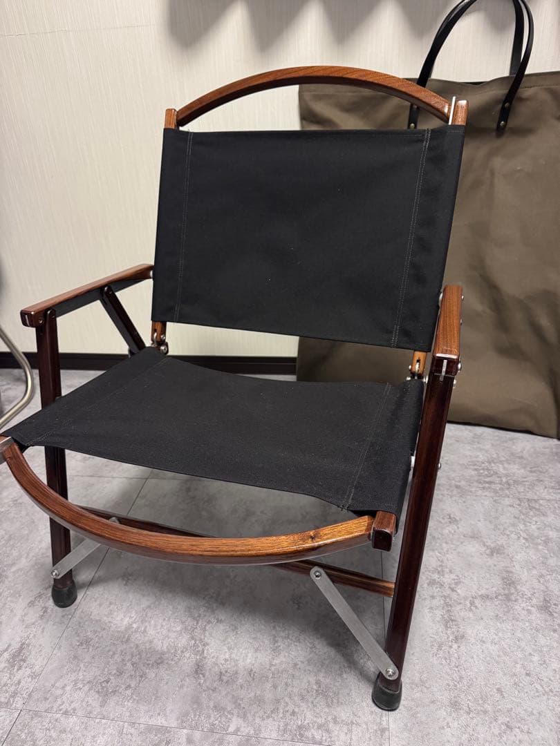 カーミットチェア　ウォールナット　艶あり　ノビタ　収納袋付き　USA製