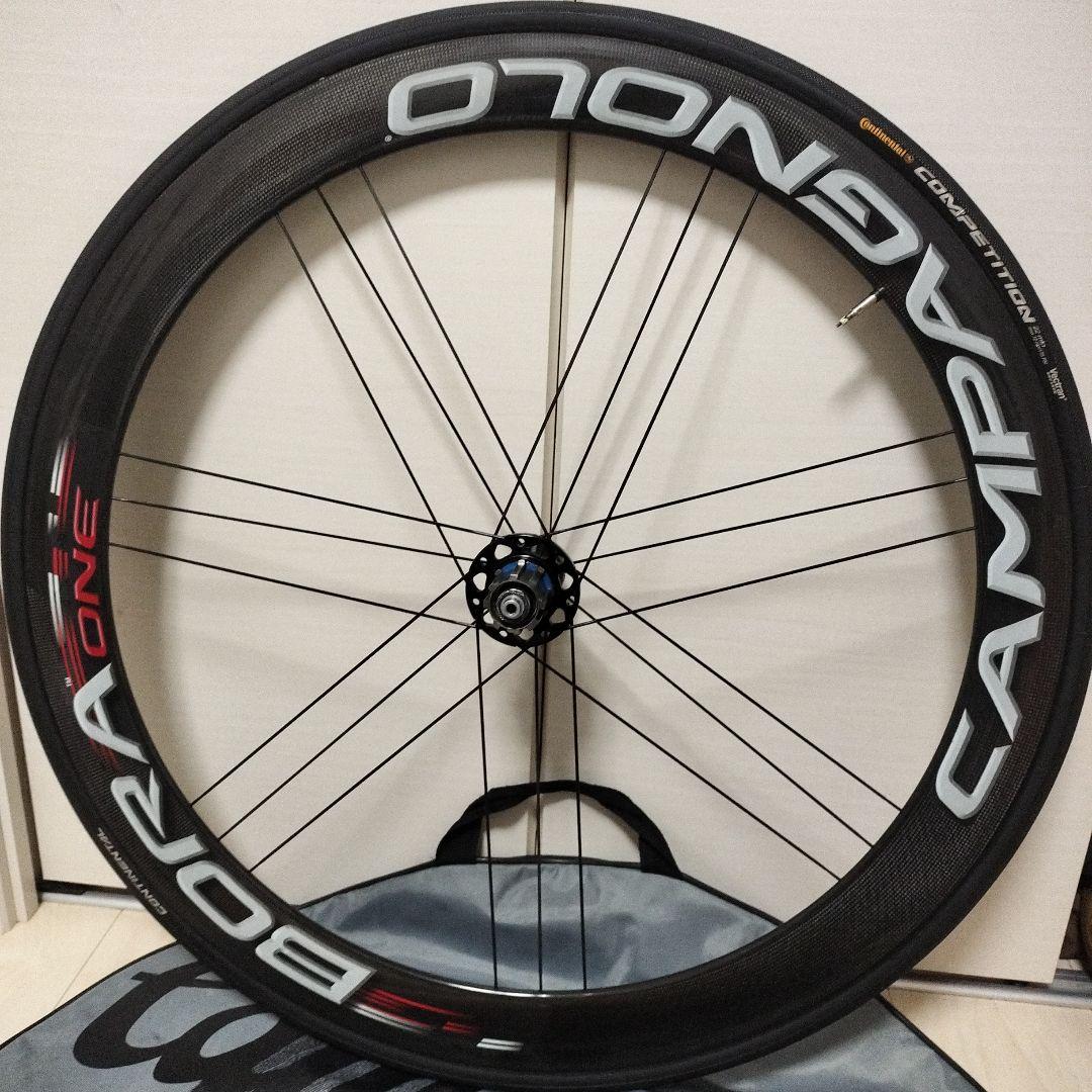 【美品】お値下げ カンパニョーロ BORA ONE 50 TU カンパ11速対応