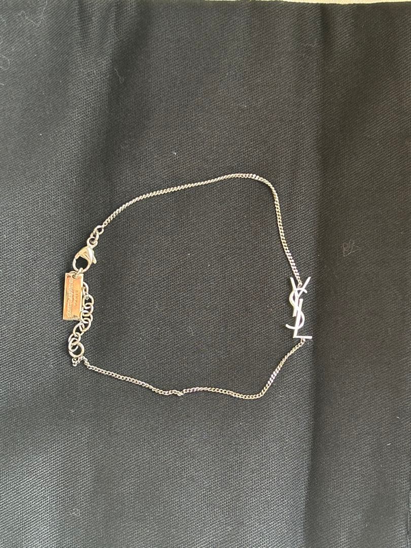 サンローラン YSLロゴ ブレスレット GP シルバー
