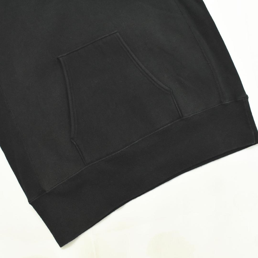 USA製 チャンピオン 赤単 リバースウィーブ パーカー 裏起毛 L ブラック