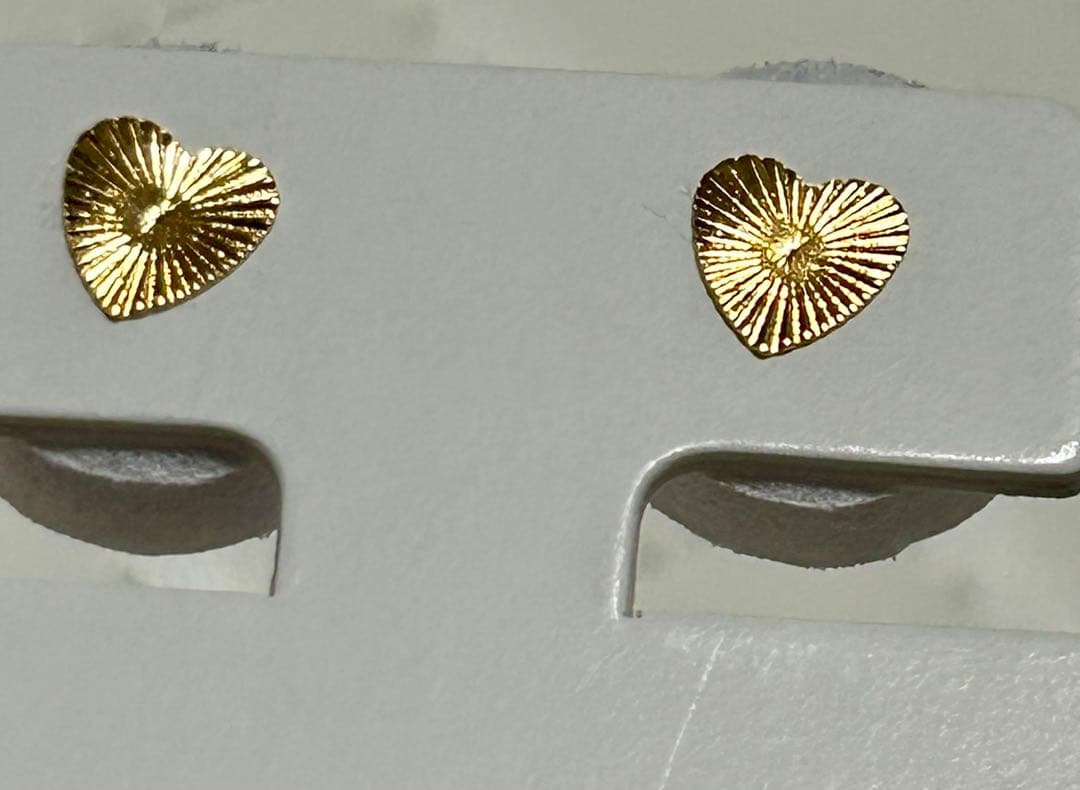 KK8YG ハートピアス5x5×10mm