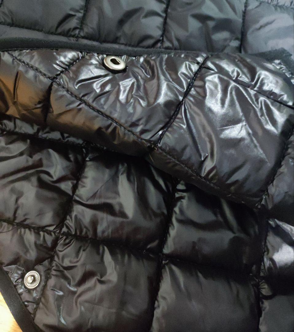 美品✨ZARA ブラック キルティングダウンベスト ポンチョ