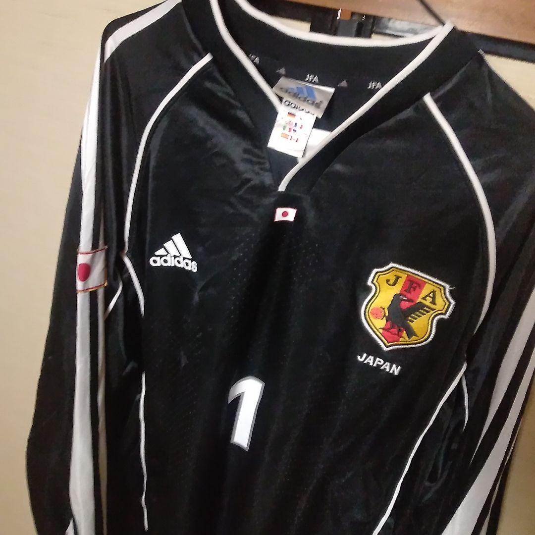 川口能活！フランスワールドカップ出場文字入り1番20番日韓ゴールキーパー