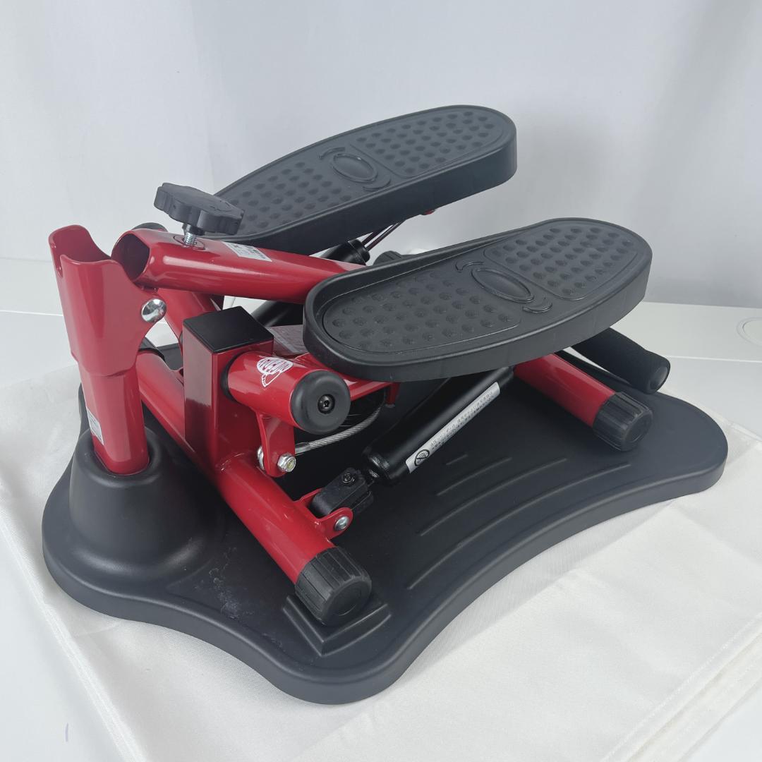 美品☘️ ショップジャパン　健康ステッパー　ナイスデイ　ハンドル付　レッド