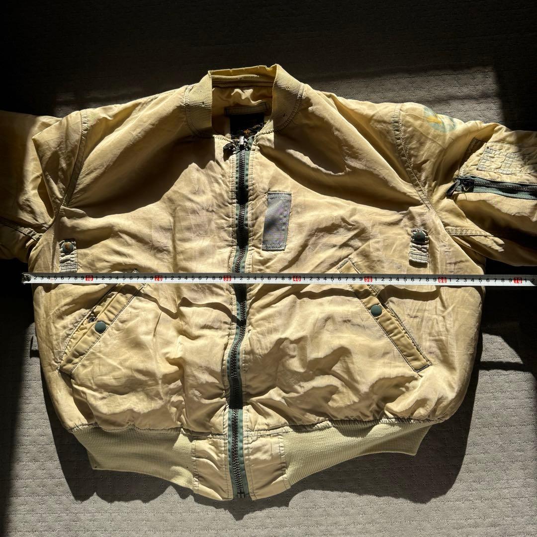 anytee購入品 bleach MA-1 フライトジャケット X-LARGE