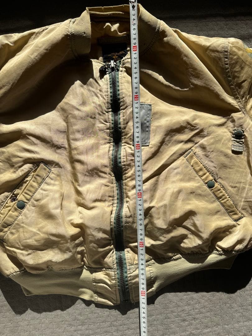 anytee購入品 bleach MA-1 フライトジャケット X-LARGE