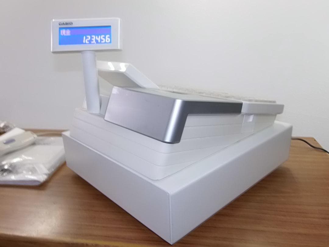 927設定無料スキャナ付キャッシュレスカシオSR-S4000インボイスレジスター