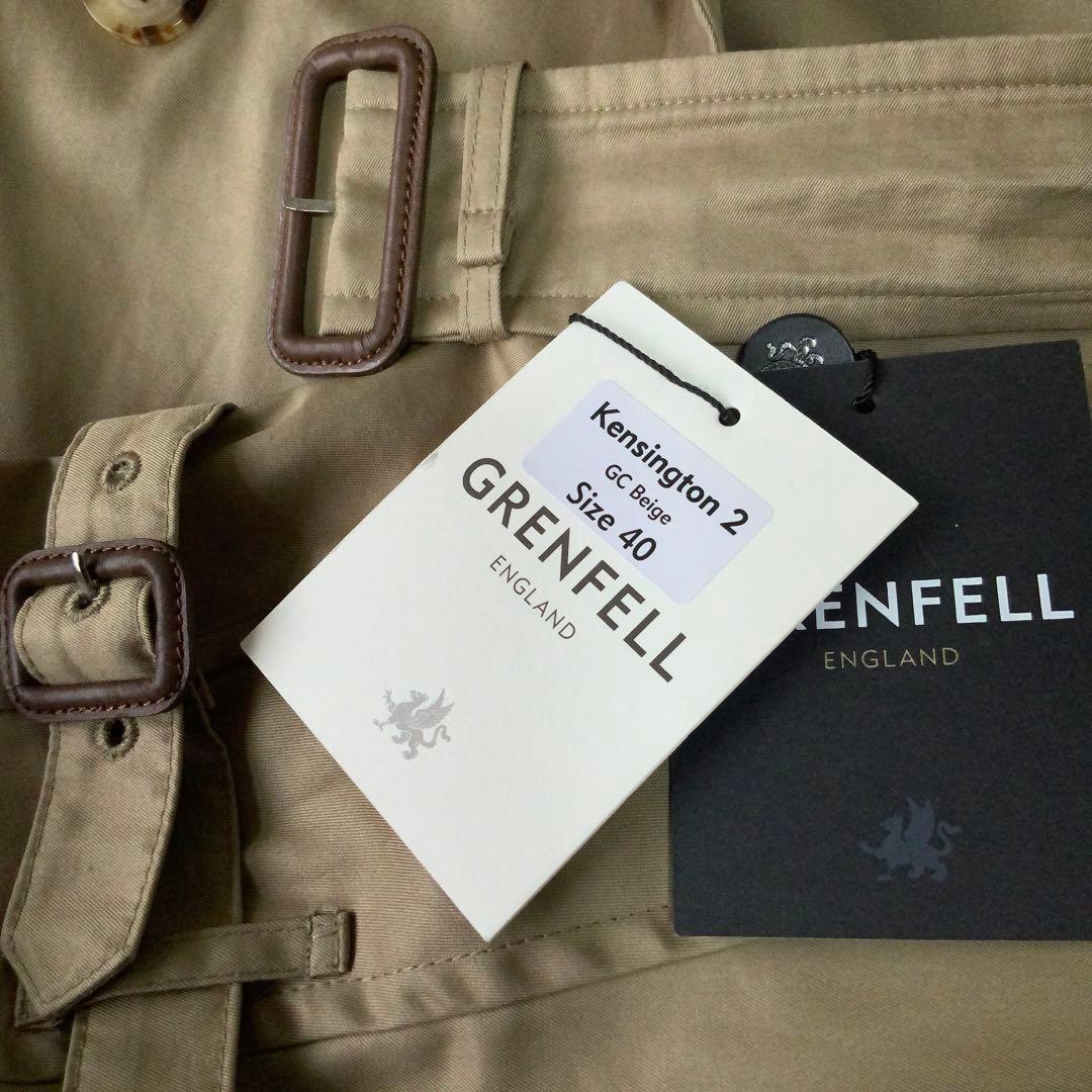 GRENFELLグレンフェルKENSINGTON2トレンチコート40ベージュ英国