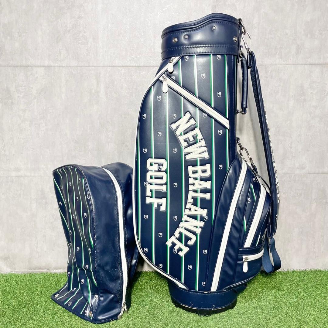 【希少】ニューバランス キャディバッグ ゴルフバッグ ストライプ 入手困難 レア