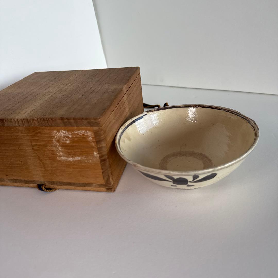 中国明磁州窯黒釉茶碗　直径約16.2㎝