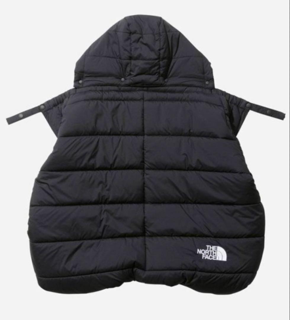 THE NORTH FACE ブラックダウンベビー シェル ブランケット