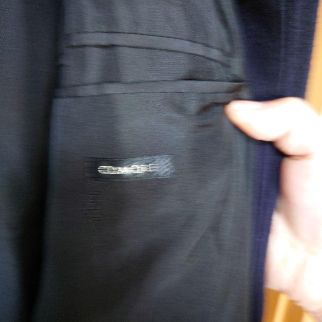 comoli　24AW カシミヤバルカラーコート　ネイビー