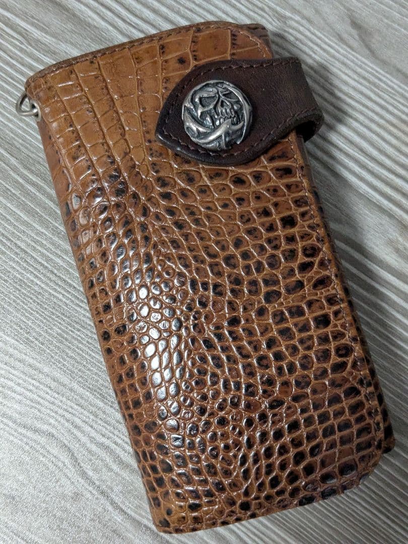 ALZUN アルズニ　本革長財布　バイカーズウォレット ライダースウォレット