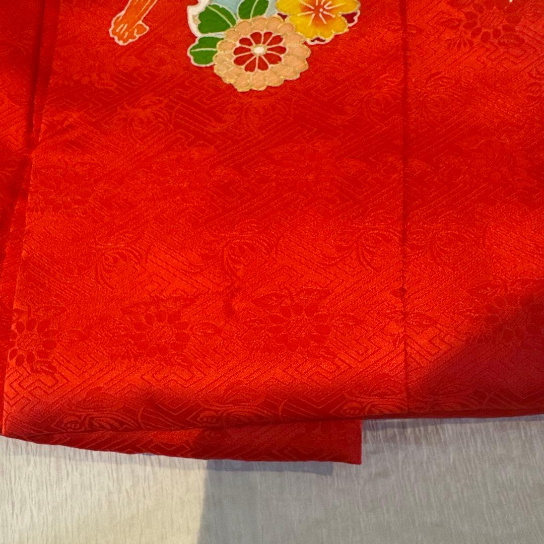 総額約8万円！七五三　正絹　被布　草履、おまけの足袋、髪飾り付き