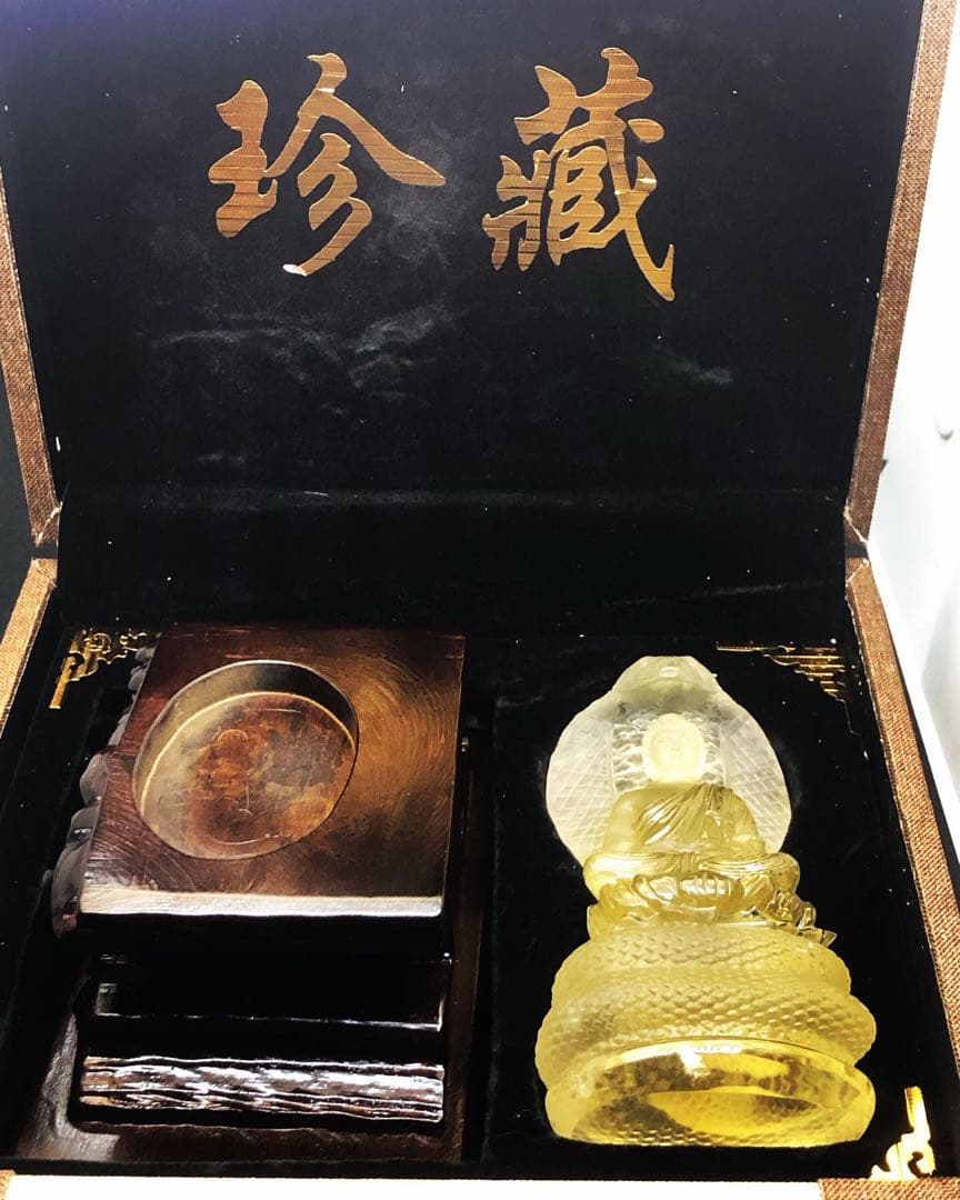 天然シトリン観音像