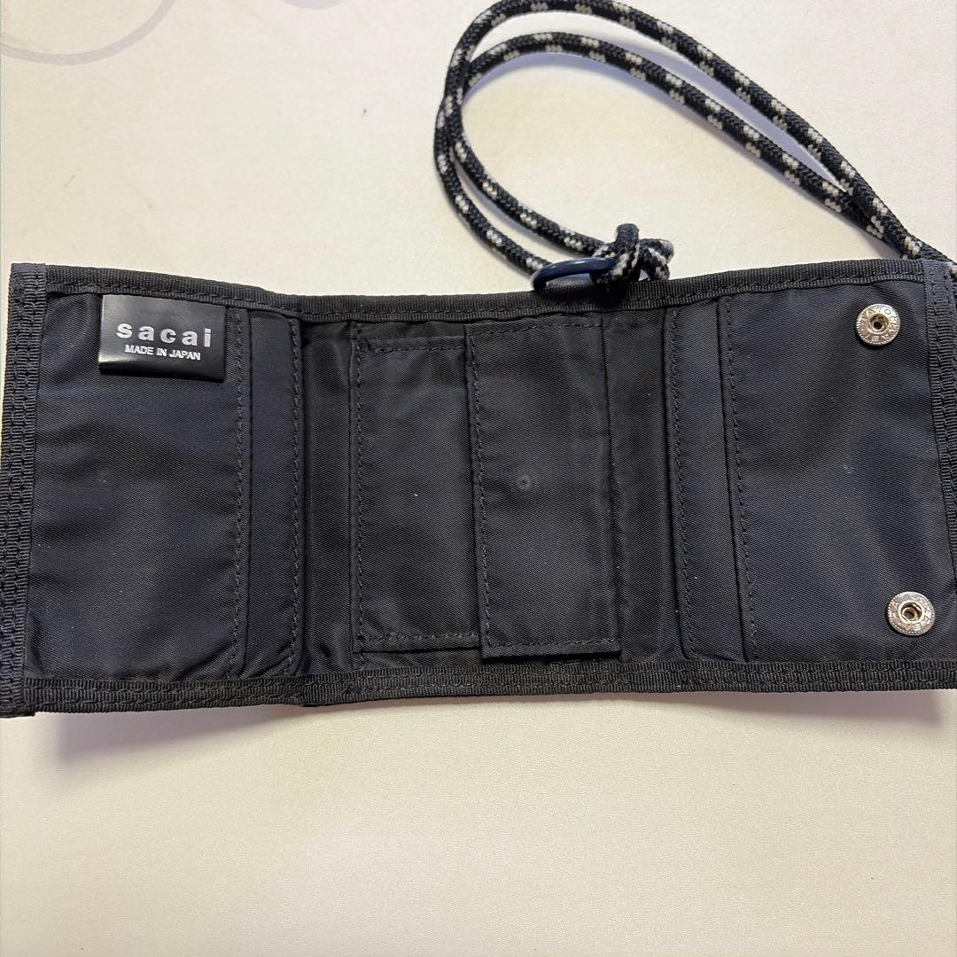 sacai × PORTER 三つ折り財布ナイロン ウォレット サカイ ポーター