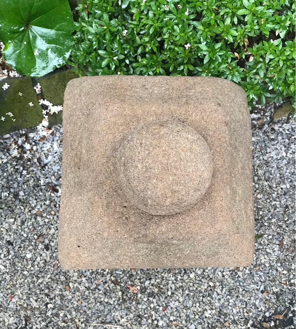 【天然石・茶庭石灯篭・坪庭灯篭・箱庭灯篭】庭石オブジェ造園ガーデニング飾り石苔石
