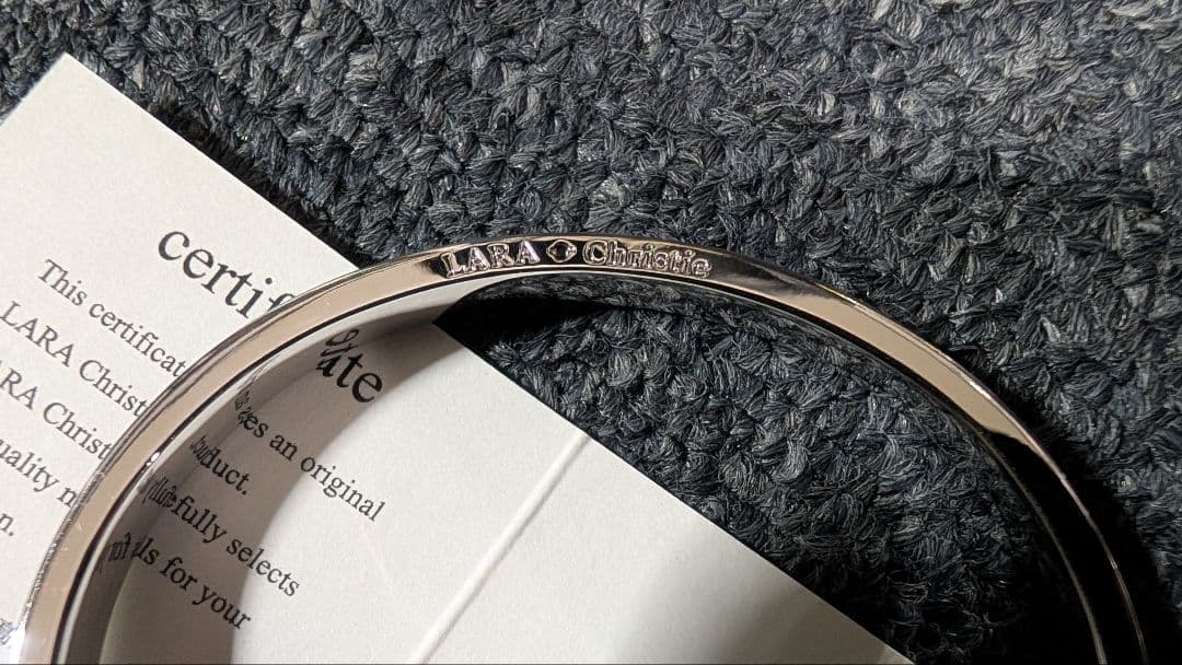 LARA Christie 925シルバー バングル