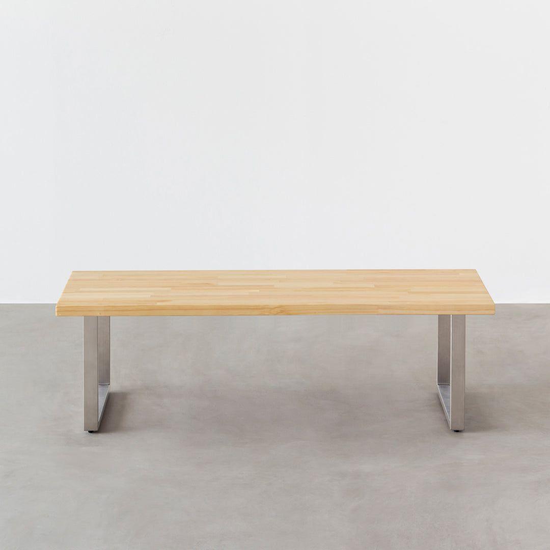 センターテーブル ローテーブル THE LOW TABLE Stainless