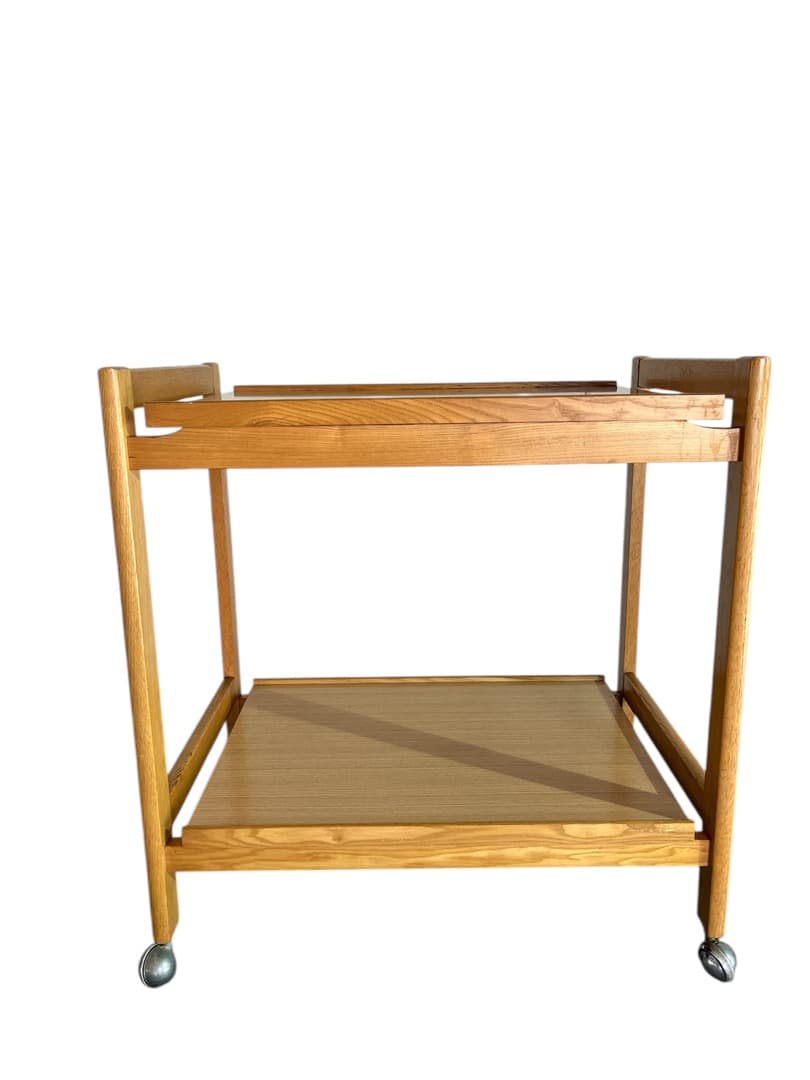 浜本工芸　ワゴン　サイドテーブル　ヴィンテージトロリー　昭和レトロ