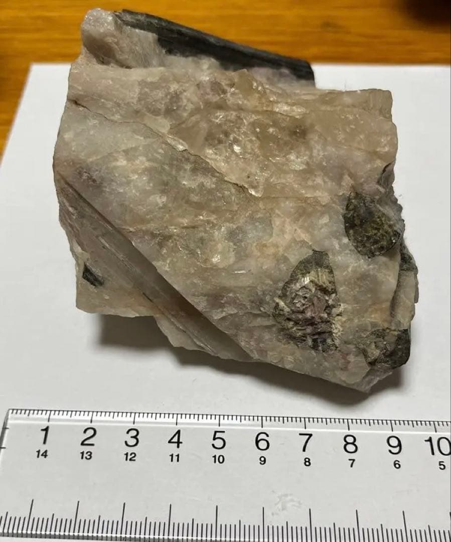 石英母岩ブラックトルマリン