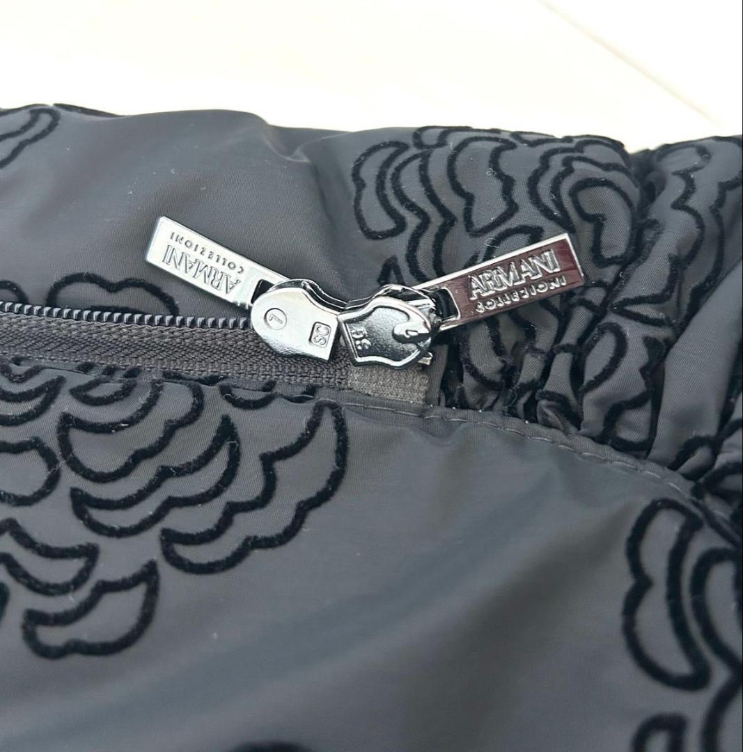 ★美品★【ARMANI COLLEZIONI】花柄ダウンジャケット 42