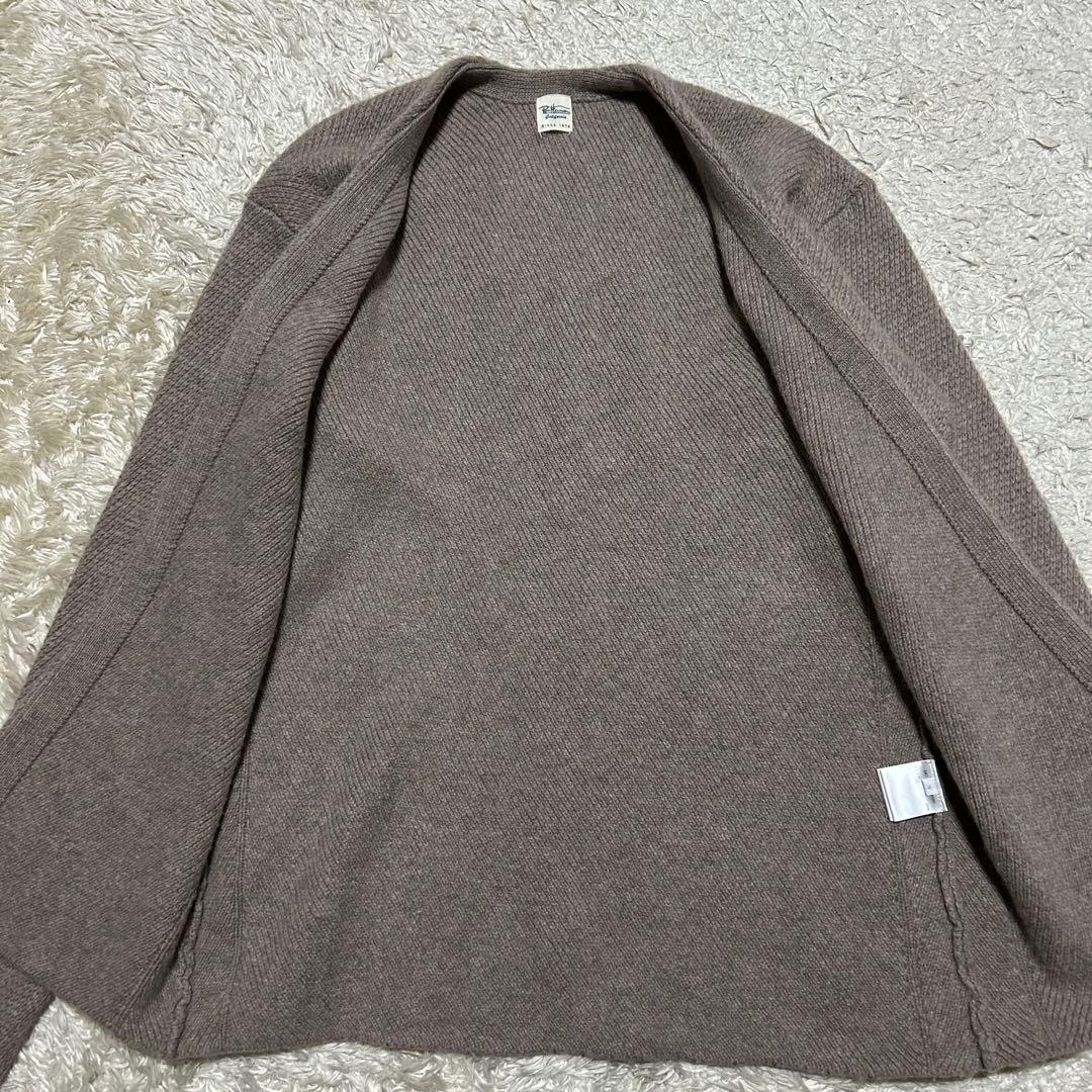 ロンハーマン カシミヤ100% オープンフロントカーディガン ベージュ Sサイズ