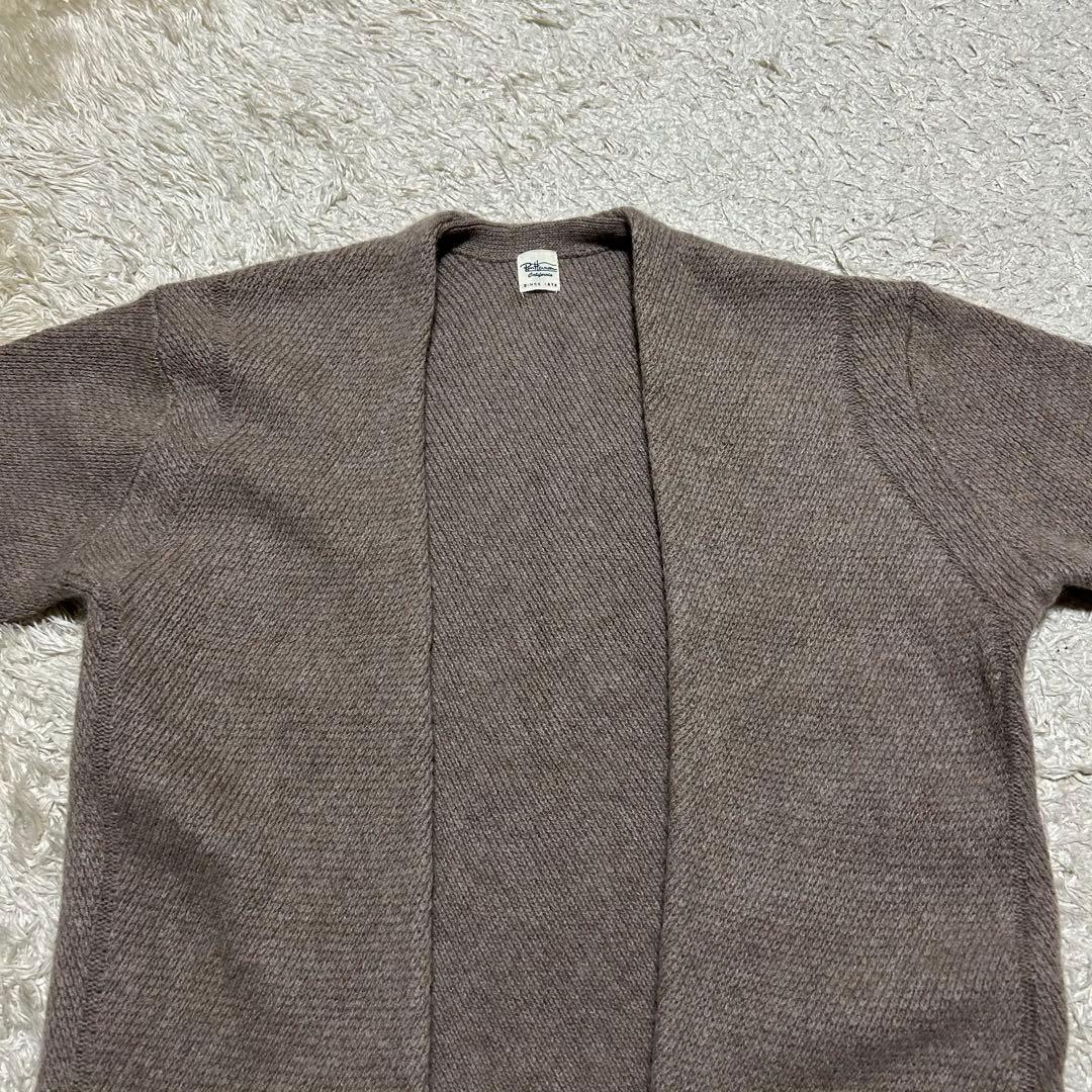 ロンハーマン カシミヤ100% オープンフロントカーディガン ベージュ Sサイズ