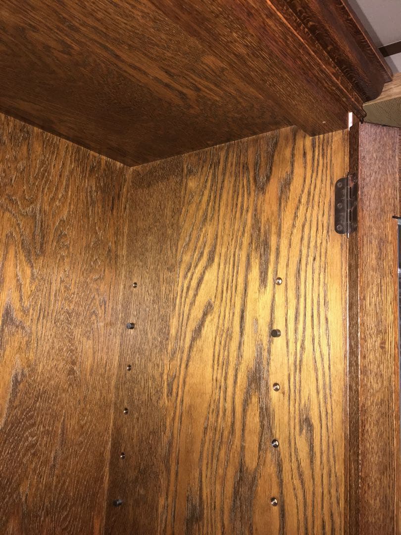 三越家具　ブルージュ　食器棚　ステンドグラス