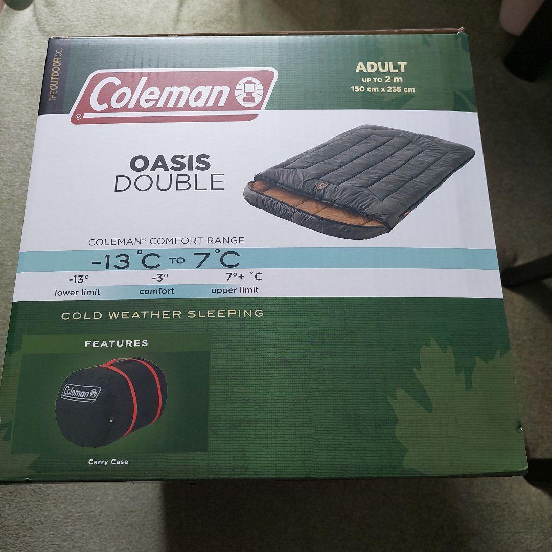 コールマン オアシスダブル 寝袋