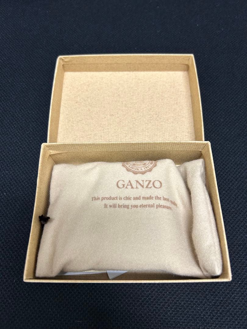 【新品未使用】GANZO(ガンゾ) コードバン馬蹄小銭入れ ブラック