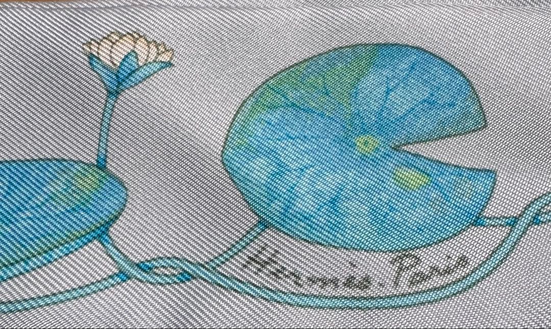 エルメス ツイリー 睡蓮デザイン