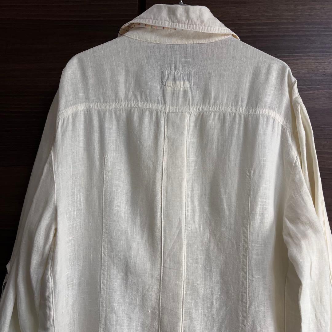 D&G ドルチェ&ガッバーナ リネン シャツジャケット イタリア製 M
