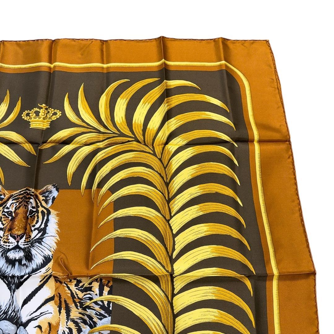 ◇エルメス◇シルク/カレ90/Tigre /王者の虎/スカーフ/タグ付