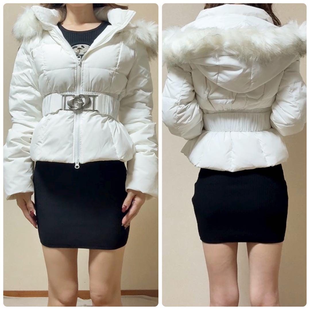 即日発送！GYDA GDベルト付きショートダウンコート　ホワイト　未開封