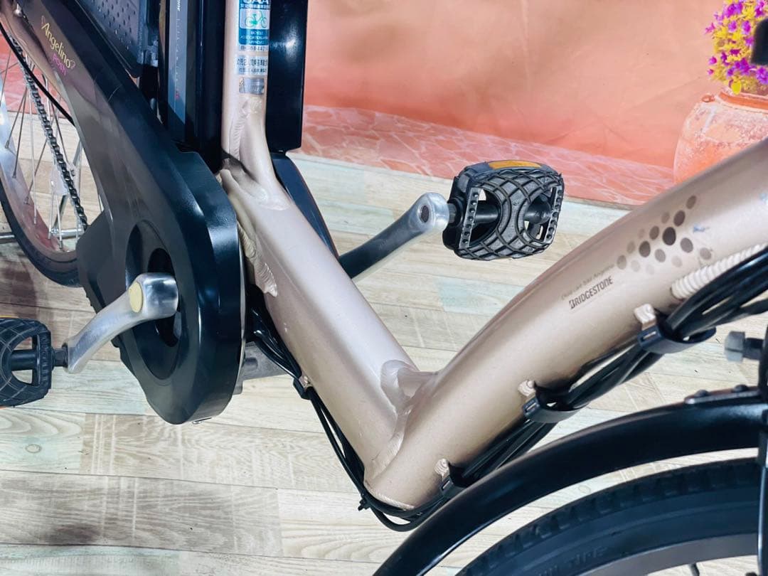 破格！アンジェリーノ26インチ⭐️ブリヂストン子供乗せ電動アシスト自転車Y2536