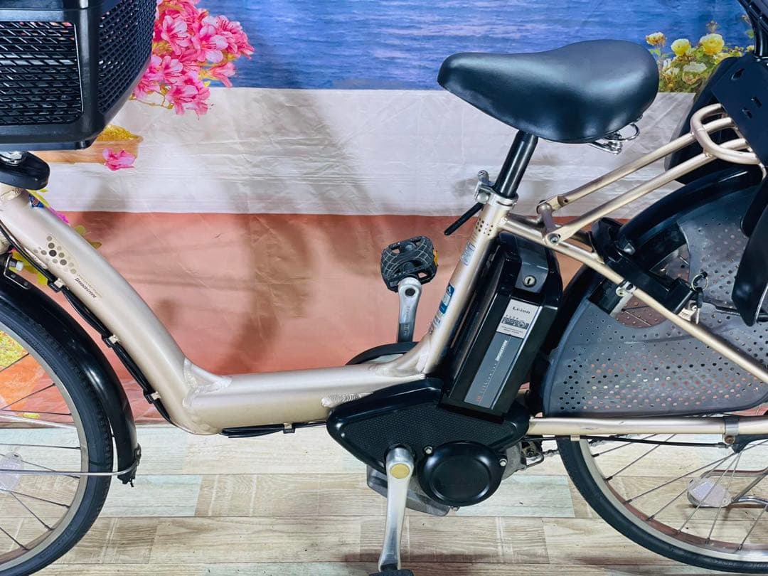 破格！アンジェリーノ26インチ⭐️ブリヂストン子供乗せ電動アシスト自転車Y2536