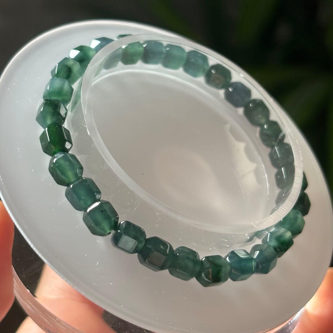 リ*ー様 グアテマラ産　天然本翡翠　A貨　氷種　ブレスレット